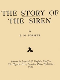 Cover of The Story of the Siren — Key Ideas to Explore
