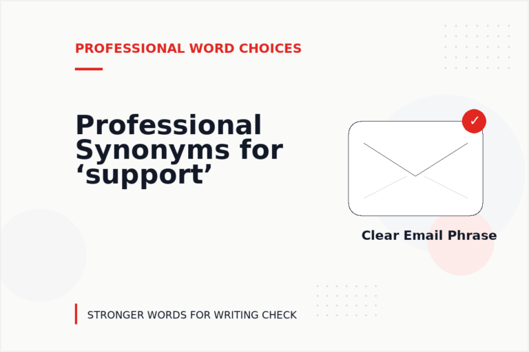 Professional Synonyms for ‘support’ Professional Synonyms for ‘support’