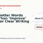 Better Words Than ‘improve’ for Clear Writing