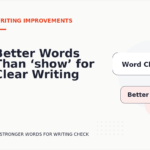 Better Words Than ‘show’ for Clear Writing