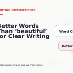 Better Words Than ‘beautiful’ for Clear Writing