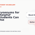 Synonyms for ‘helpful’ Students Can Use