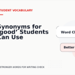 Synonyms for ‘good’ Students Can Use