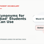 Synonyms for ‘bad’ Students Can Use