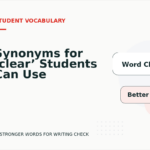 Synonyms for ‘clear’ Students Can Use